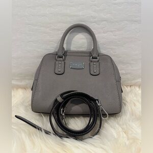 Michael Kors Gray Satchel Bag